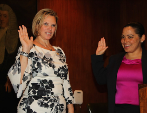 Carrie Anne Cavallo sworn in as Brooklyn Women’s Bar Association president
